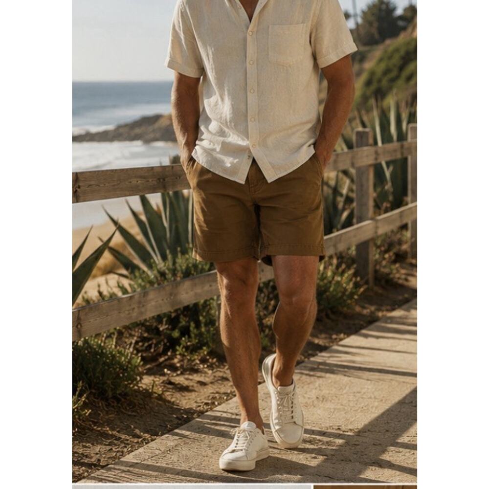 Katin Cove Chino Shorts Mens 30 Walnut 8 Inch Casual Preppy Hiking Huckberry